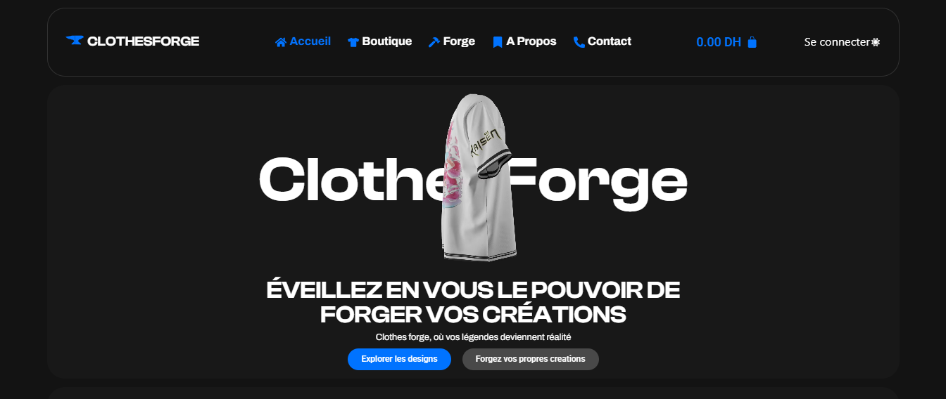 ClothesForge — eCommerce Store